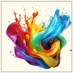 Stickers: Paint Splash Multi 6